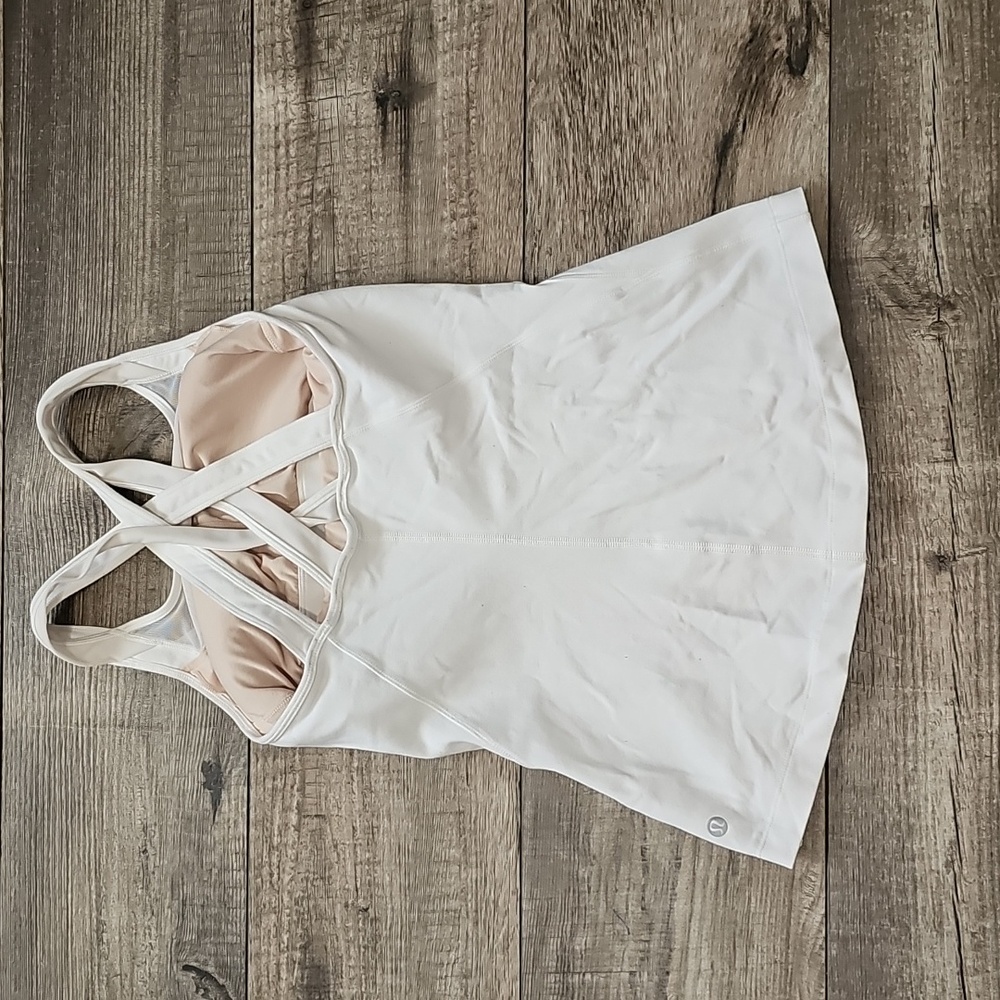 lululemon athletica White Racerback Tank Top - Picture 4 of 7